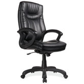Mid-Back Leather Executive Chair
