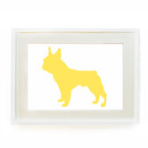 Dog Sihouette Picture Frame