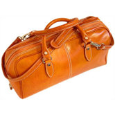 Venezia Leather Mini Duffle Handbag