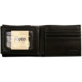 Firenze Leather Double Billfold ID Wallet