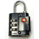 Three Number Transportation Security Administration Approved Lock
