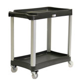 EcoStorage 2-Tier Commercial Grade Wheeled Utility Cart