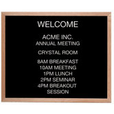 Framed Letter Board Message Center
