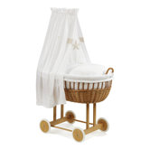 Stubenwagen "Bassinet" mit besticktem Himmel