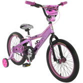 Girls 18" Lark BMX Bike With Training Wheels