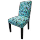 Kacey Suzani Cotton Parson Chair (Set of 2)