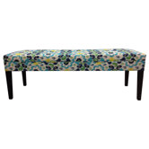 Cotton Tufted Bench
