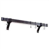 Premier Rolled End Bar Wall Mounted Pot Rack