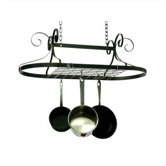 Decor Oval Ceiling Mount Pot Rack