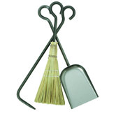 Country Home 3 Piece Steel Fireplace Tool Set