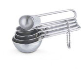 5 Piece Measuring Spoon Set in 18 / 10 Stainless Steel
