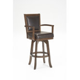 Ambassador 30" Swivel Bar Stool in Rich Cherry