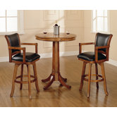 Park View Pub Set in Medium Brown Oak