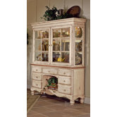 Coastal Birch Corner China Cabinet