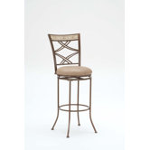 Alcoma Swivel Stool in Brown Crystal