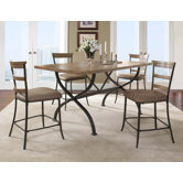 Charleston 5 Piece Counter Height Dining Set