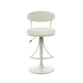 Venus Adjustable Swivel Bar Stool - Atmosphere Faux Suede