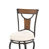 Pacifico 26" Swivel Counter Stool in Black