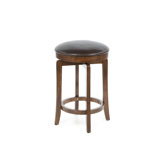 Brendan Backless Counter Stool in Brown Cherry
