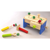Work Bench 'N' Box Portable Play Carpentry Set