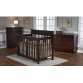 Torino Crib Set in Mocacchino