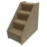 Bear's Stairs Four-Step Mini Value Line Pet Stairs in Beige