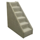 Bear's Stairs Six-Step Mini Carpeted Pet Stairs