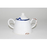 Enamel Sugar Bowl with Lid