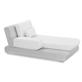 Sumba Lounge Bed Sectional Piece with Cushions