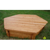 Wooden Lid for Hexagonal Sandbox