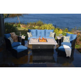 Monaco 8 Piece Deep Seating Group with Cushion