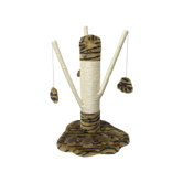 Catwalk Catnip Parma Plush Animal Print Cat Scratcher