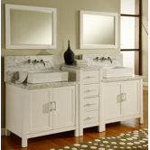 Horizon 84" Double Bathroom Vanity