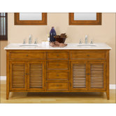 Shutter 70" Double Bathroom Vanity