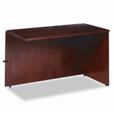 Rich Wood Veneer 29" H x 48" W Right Desk Return