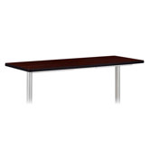 Rectangular Tabletop, No Grommets, Mahogany