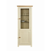 Cotswold Oak Glass Cabinet
