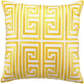 Greek Key Linen Pillow