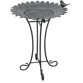 Sunflower Birdbath