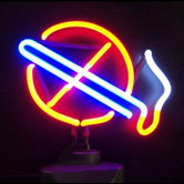 No Smoking Neon Sculpture