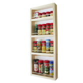 24" On The Wall Spice Rack
