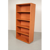Pierce Office Five Shelf Bookcase in Beech