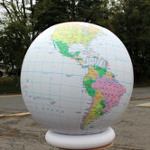 Political Globe with Negative Ions (Set of 6)
