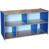 Classroom Color Toddler Two Shelf Storage Unit