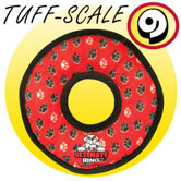 Ultimate Ring Dog Toy in Red Paws