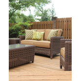Del Ray Wicker Loveseat