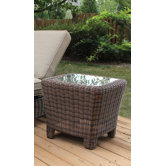 Del Ray Wicker End Table