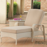 Bahia Wicker Chaise Lounge