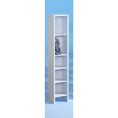 5 Shelf Media Storage Tower