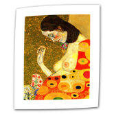 Gustav Klimt "Hope, II" Canvas Wall Art